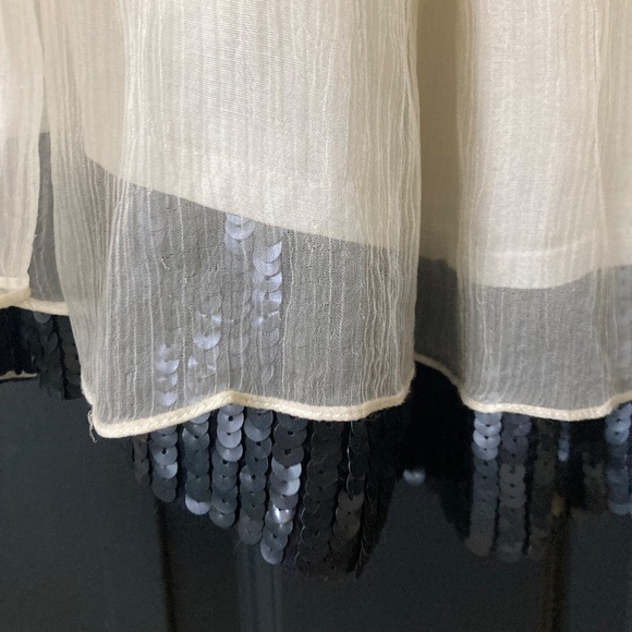 Zara Woman Vintage Slip Dress tulle midi with lace and sequin detail - Picture 7 of 9